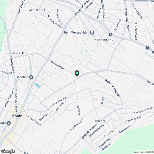 Erstbezug nach Renovierung: Helle 1.5 Zimmerwohnung im Liebefeld - Karte