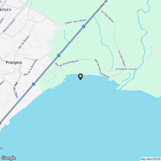 Modern 5.5-Room Row House in Prangins with Garage and Balcony - Karte