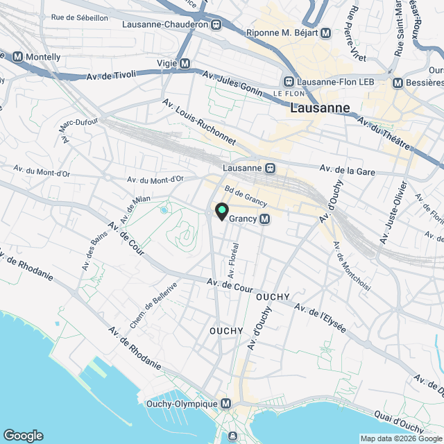 Soyez les premiers locataires de ce 3,5 pièces unique sous-gare! - Karte