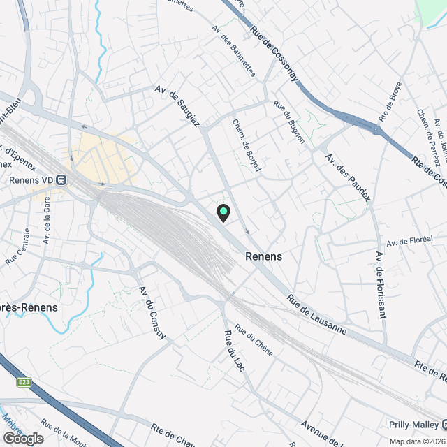 Appartement 3.5 pièces neuf à louer à Renens - Karte