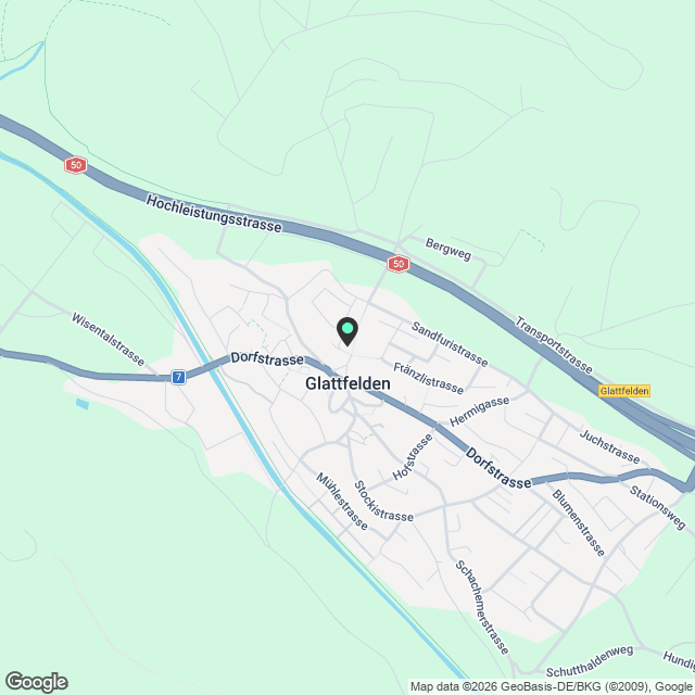 Modernes Neubauprojekt an attraktiver Hanglage von Glattfelden – Wohnen im Grünen mit Komfort - Karte