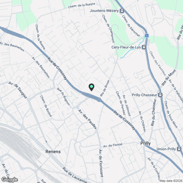 Appartement 2.5 pièces à Prilly - Karte