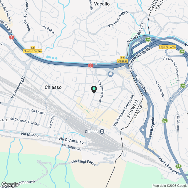 Chiasso Nuovo 4.5 loc. Arredato Pigione 1'200 Spese 250 - Karte