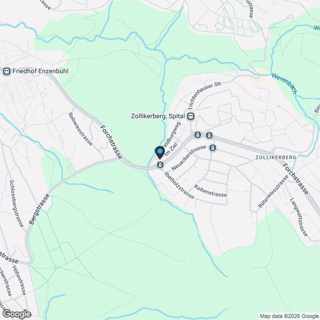 3 1/2 Zimmer Attika in Zollikerberg - steueroptimiertes Stadtdomizil - Karte