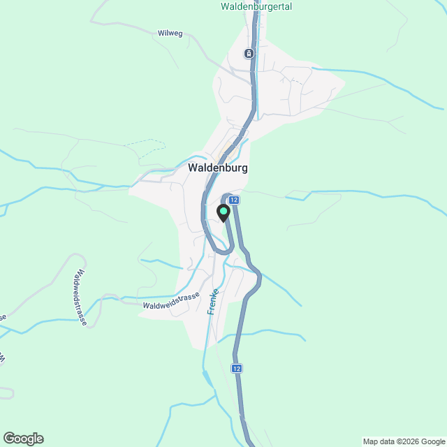 Moderne 2.5-Zimmer-Attika -Wohnung mit Bergblick in Waldenburg - Karte