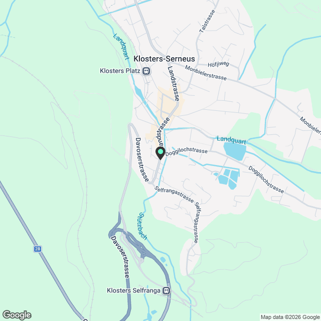 CASA AL RIVA | 4.5-Zimmer-Wohnung Nr. 302 (Zweitwohnsitz) - Karte