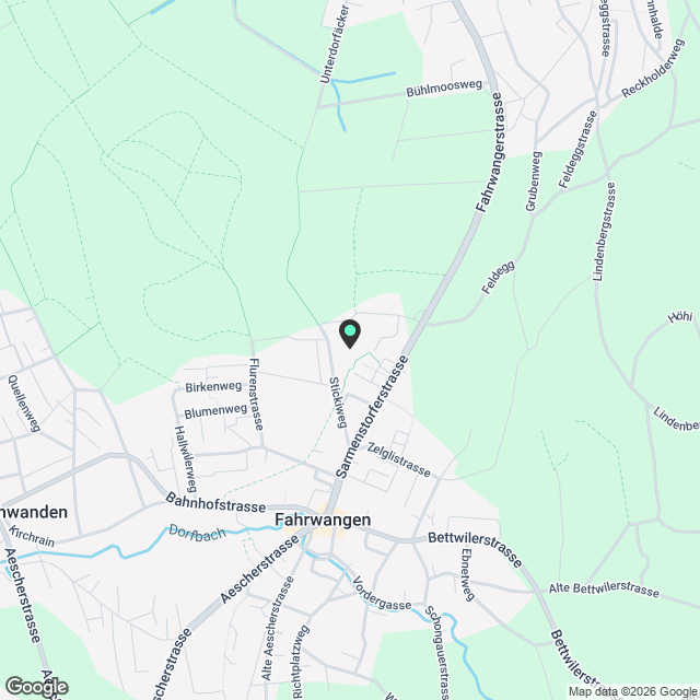 Moderne Neubauwohnungen in Fahrwangen - ruhig gelegen + zentrumsnah - Karte