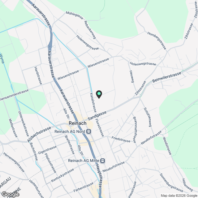 Hochwertige 4.5-Zi.-Neubauwohnung mit Garten & Aussicht - Karte