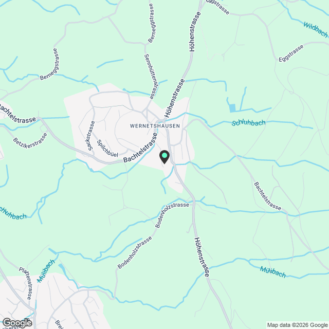 3.5-Zimmer-Dachwohnung mit Panorama & Eigentumsstandard – naturnah wohnen in Wernetshausen - Karte