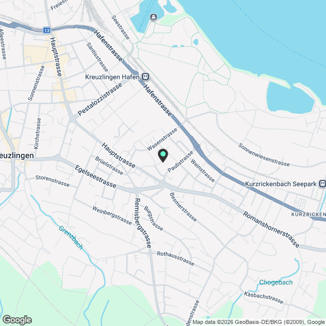 moderne 4.5-Zimmer-Wohnung an zentraler ruhiger Lage (mit Lift) - Karte