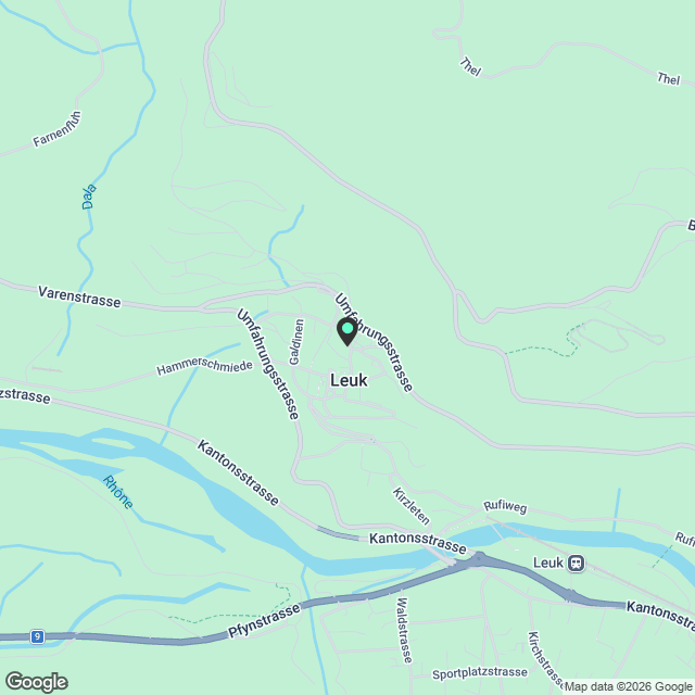 Grosse, helle 2 1/2 ZW im Zentrum von Leuk inkl. PP + NK - Karte