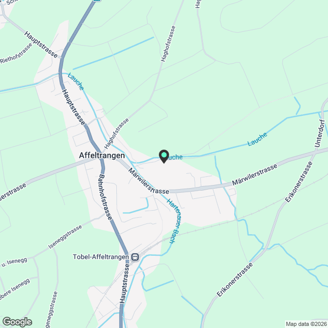 Moderne 4.5-Zimmer-Neubau-Wohnung mit Balkon in Affeltrangen - Karte