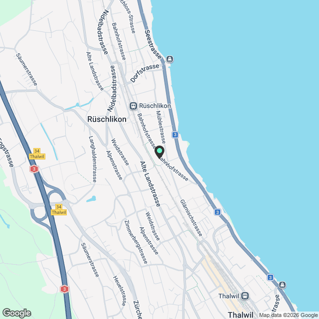 Moderne 2.5-Zimmerwohnung im 3. OG - Karte