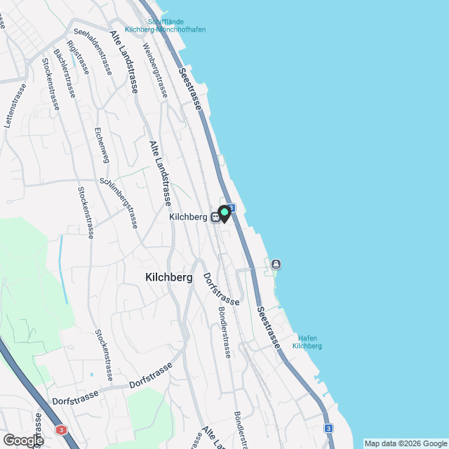 Exklusive 3.5-Zimmer-Gartenwohnung mit Seesicht in Kilchberg - Karte