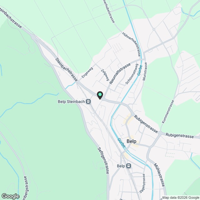 frisch sanierte 4.5-Zimmer-Wohnung mit Balkon im Herzen von Belp - Karte