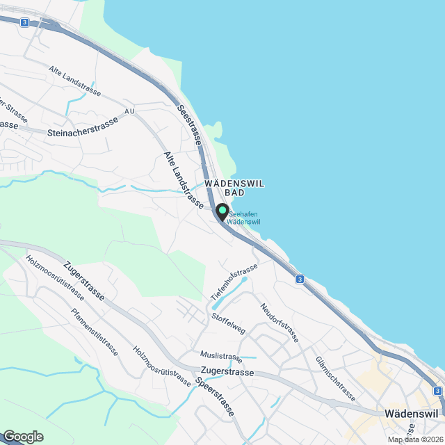 ERSTVERMIETUNG "AuPark" - Wohnen am Zürichsee - Karte