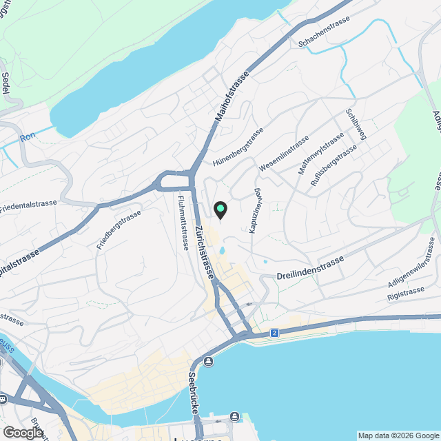 Luxuriöse 2.5-Zimmer-Wohnung in Luzerns Top-Lage - Karte