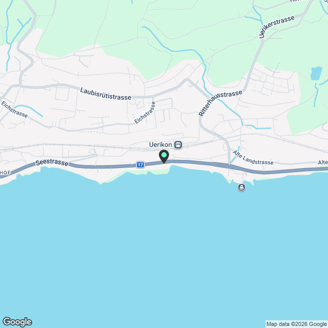 Nachmieter für moderne 3.5-Zimmer-Dachwohnung mit traumhaftem Seeblick in Uerikon - Karte