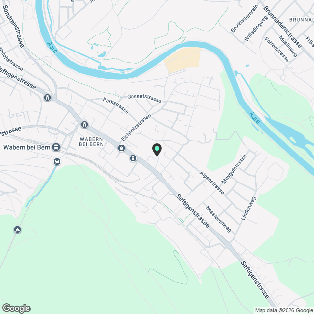 Bern Wabern -  einmalige 2-Zimmer Galeriedachwohnung - Karte