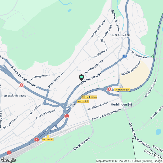 3.5 Zimmerwohnung in Schaffhausen - Karte