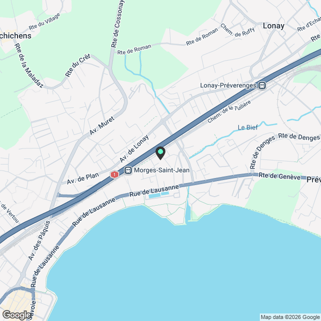 Magnifique appartement de 4,5 pièces neuf à Morges - Karte