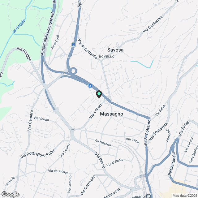 MASSAGNO NUOVO ATTICO 2.5 LOCALI AMPIO E CON TERRAZZA COPERTA (ARREDATO) - Karte