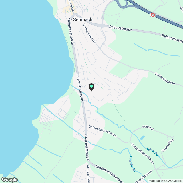 Grosszügigie 2.5-Zimmer Wohnung in Seenähe - Karte