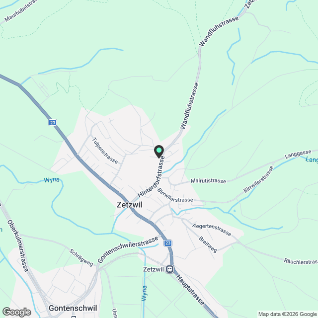 Zuhause ankommen – kernsaniertes 6-Zimmer-Haus mit Terrasse, Weitblick und Garten in Zetzwil - Karte