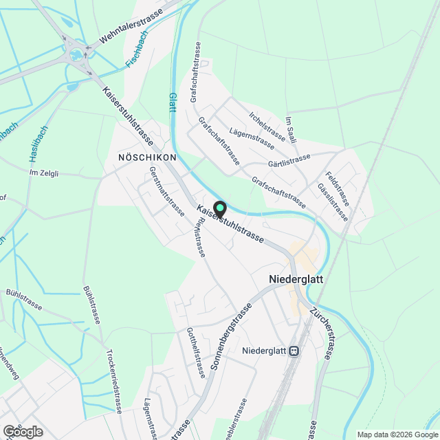 Moderne 2.5-Zimmer-Neubau-Wohnung mit Terrasse in Niederglatt - Karte