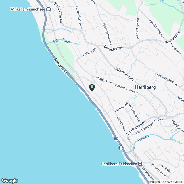 Exklusive 4.5-Zimmerwohnung mit 180° Seesicht in Herrliberg - Karte