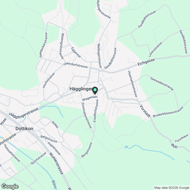 Moderne, naturnahe 3.5-Zimmer-Wohnung mitten im Dorfkern - Karte