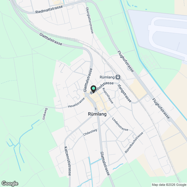 Charmante 2.5-Zimmer-Dachwohnung mit Balkon in Rümlang - Karte