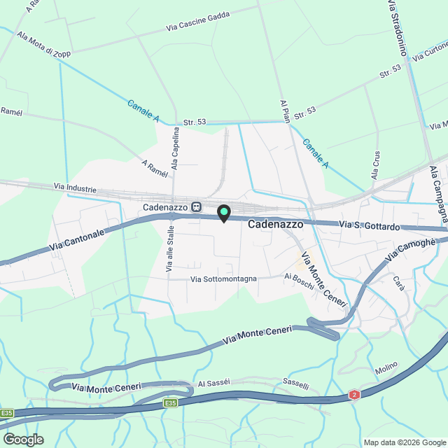 CADENAZZO - NUOVA Costruzione dal 1.5.2026 3.5 locali - Karte