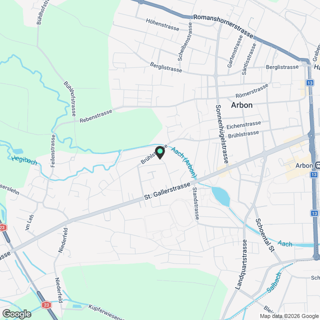 Modernes Familienwohnen in Arbon – Neubauprojekt «Fallentürli» - Karte