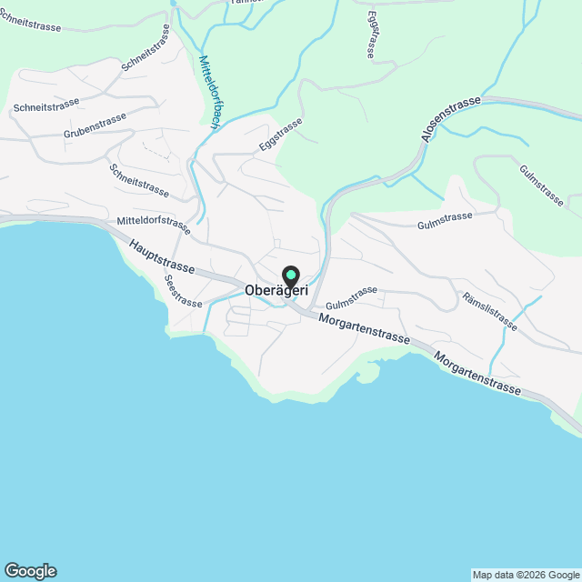 Moderne 2.5-Zimmer-Neubau-Wohnung mit Bergblick in Oberägeri - Karte