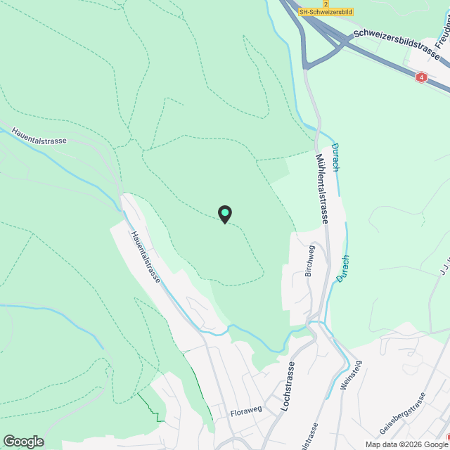 Möblierte 2.5-Zimmer-Wohnung incl. Parkplatz auf der Schaffhauser Breite - Karte