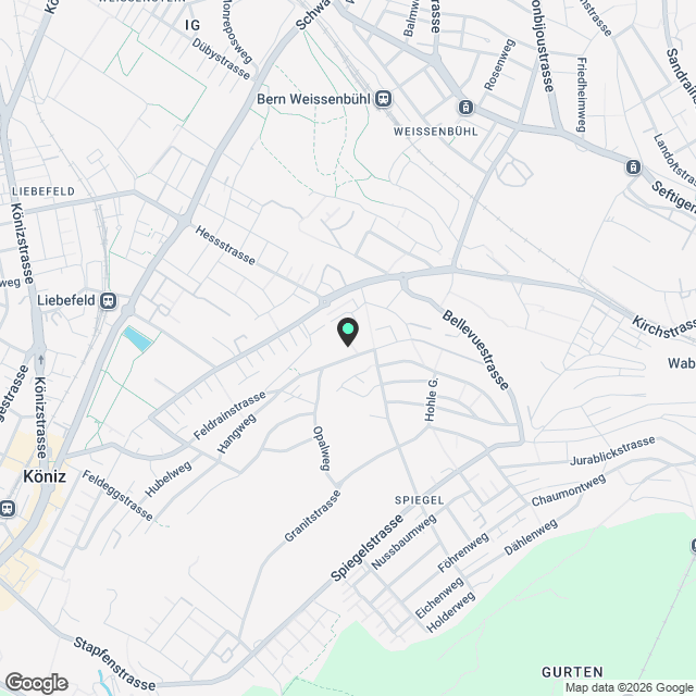 Moderne 3.5-Zimmer-Wohnung in ruhiger Lage von Liebefeld - Karte