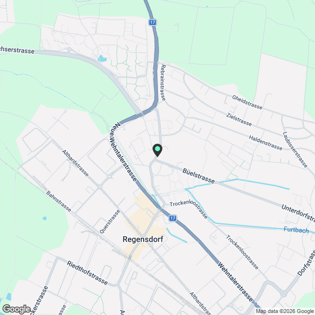 Moderne 3.5-Zimmer-Neubau-Wohnung in Adlikon bei Regensdorf - Karte