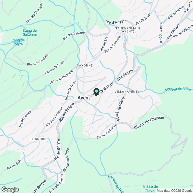 Magnifique appartement 4.5 pièces avec vue panoramique sur les montagnes à Botyre - Karte