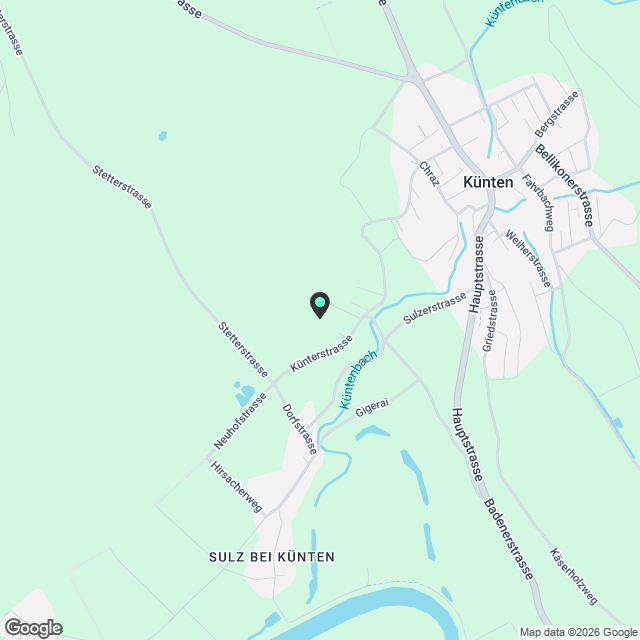 Exklusive 5.5-Zimmer-Attikawohnung mit grosszügiger Terrasse in Künten - Karte