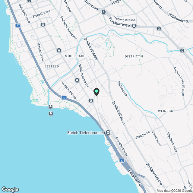 Moderne 2.5-Zimmer Wohnung mit Balkon im Seefeld - Karte