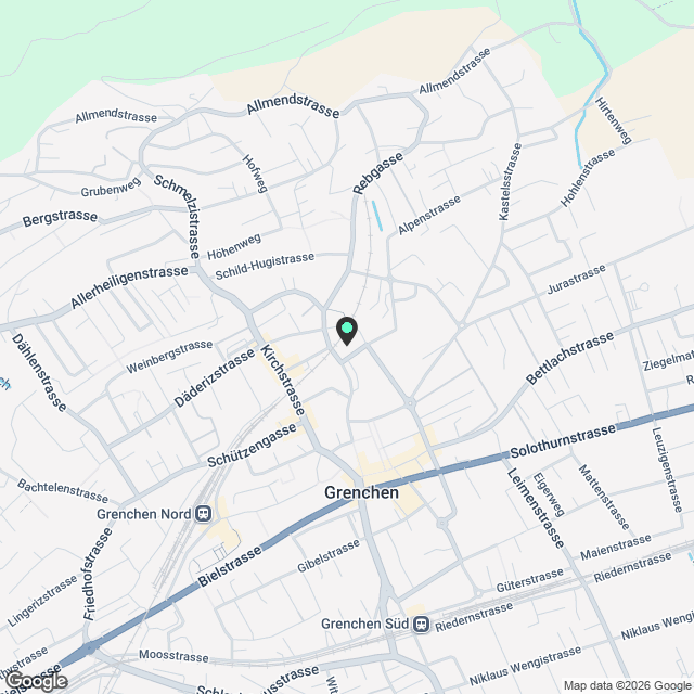 Moderne 1-Zimmer-Wohnung in Neubau - Grenchen - Karte