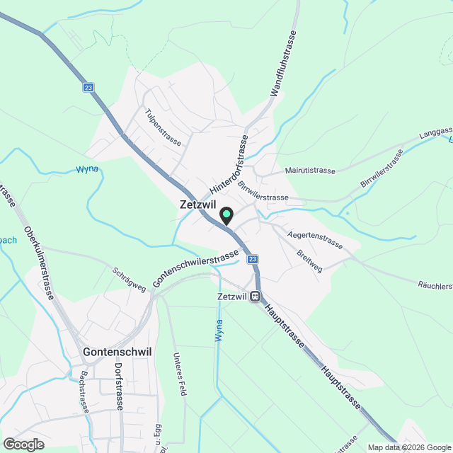 Stilvoll kernsanierte 3.5-Zimmer-Wohnung mit Gartenmitbenutzung - Karte