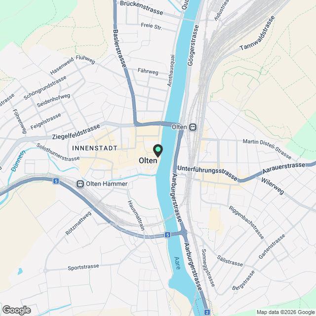 Charmante 2.5-Zimmer-Dachwohnung an zentraler Lage - Karte