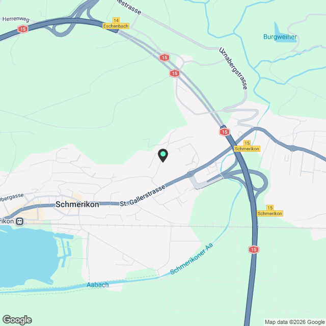 Moderne 4.5-Zimmer-Wohnung mit Seeblick in Schmerikon - Karte