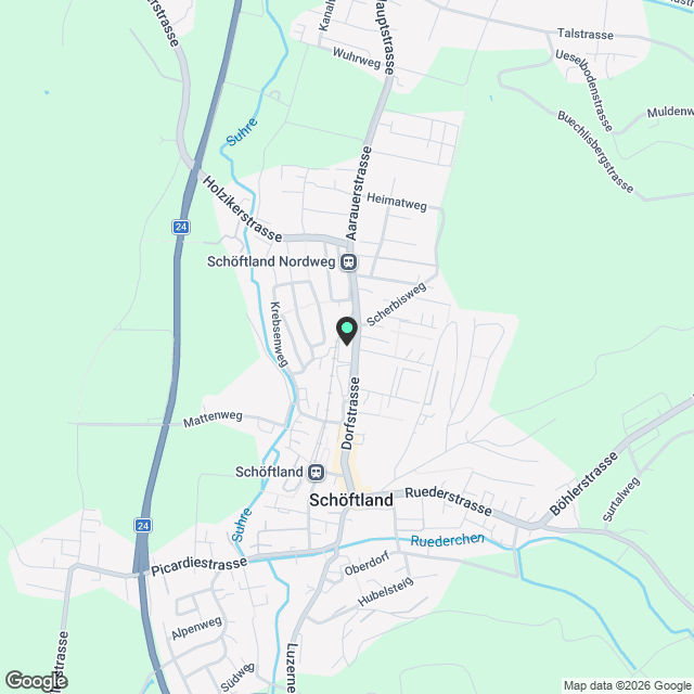 Einzigartige 4.5-Zimmer-Wohnung in Schöftland - Neubau mit Komfort - Karte