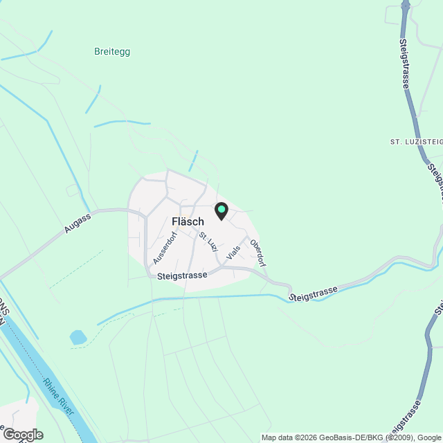 Moderne 3.5-Zimmer-Neubau-Wohnung in ruhiger Lage in Fläsch - Karte