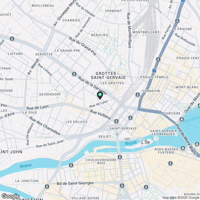 Base XL - Genève - Karte