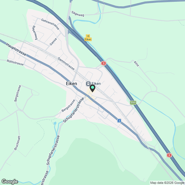 1-Zimmerwohnung zu vermieten in Eiken  Neubau 2025 - Karte
