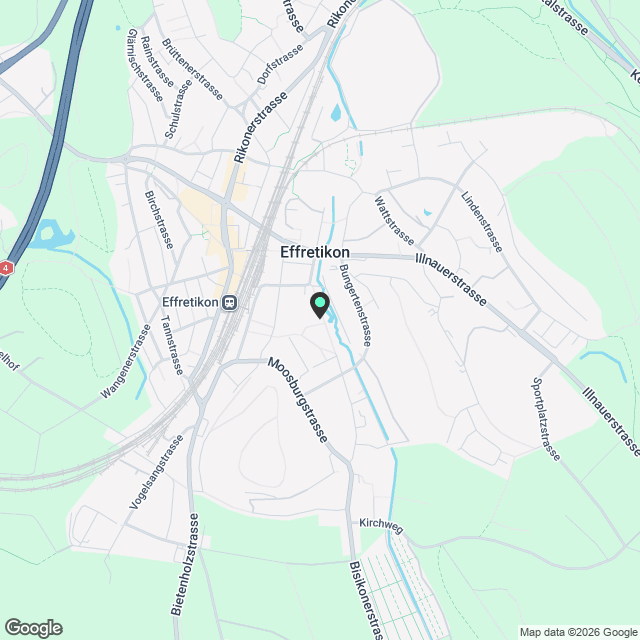 Letzte 3.5-Zimmer-Gartenwohnung im EG mit 128 m² privater Aussenfläche - Karte